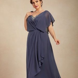 I am a 38C and the dress is a size 18. Fit perfectly only wore once